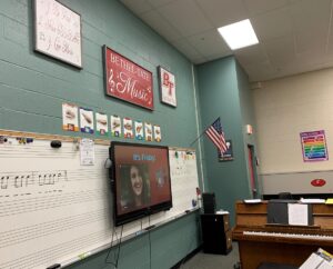 Paul Glader's classroom at Bethel-Tate Middle School