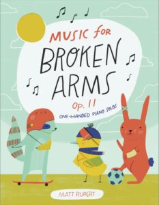 cover of "Music for Broken Arms" book 