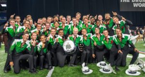 The Cavaliers with the Fred Sanford Award at DCI in 2023