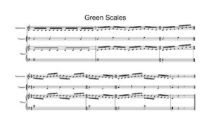 Green Scales musical sample