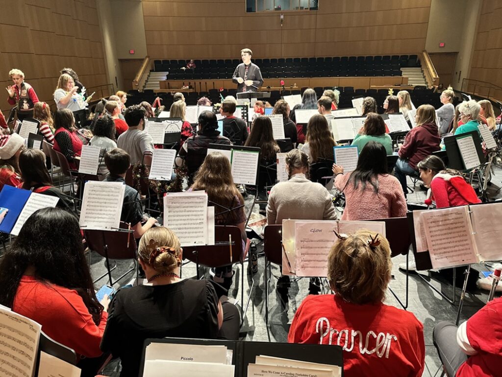 Piccolo Christmas rehearsal