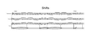Shifts musical sample