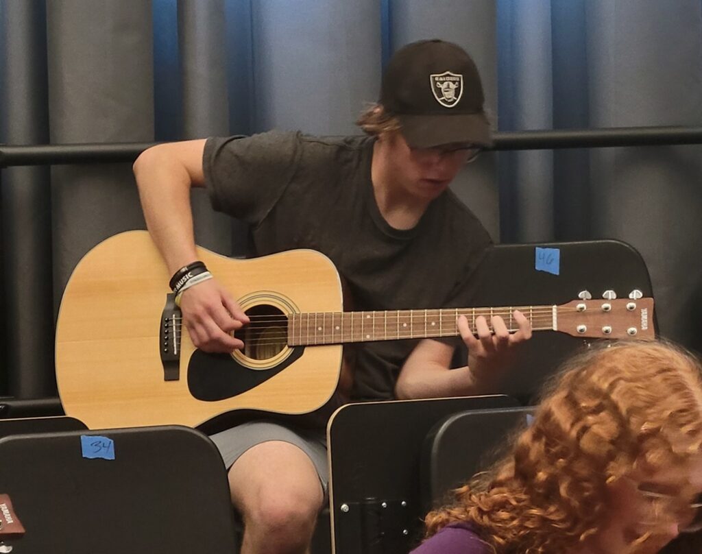 guitar student