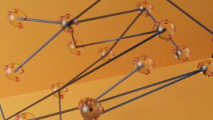 model of connected molecules