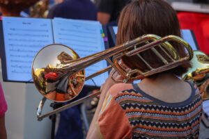 trombone player