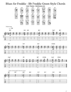 Blues for Freddie sample lesson -- page 1