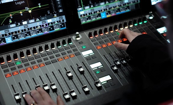 Special events sound board for worship services