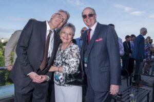 Joe LaMond, Marcia Neel and Bob Morrison advocating for music education