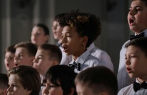 close up of choir 
