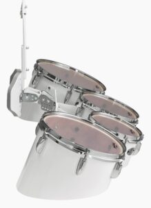 marching drums attached to carrier