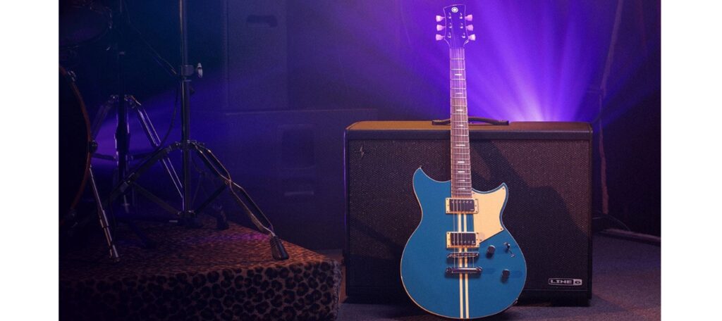 electric guitar and amp