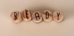 letter tiles spelling out "ready"