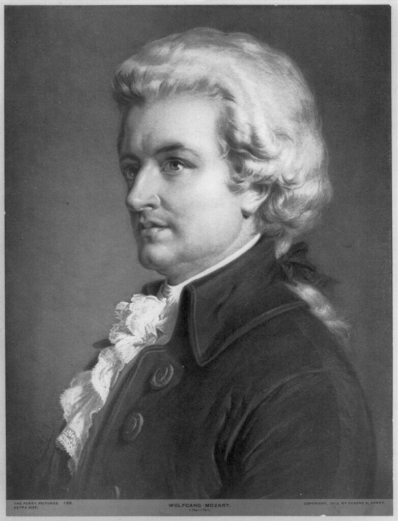 Wolfgang Amadeus Mozart portrait