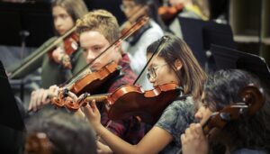 orchestra rehearsal