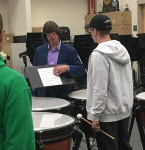 A timpani lesson with Frank Kumor, Professor of Music at Kutztown University.
