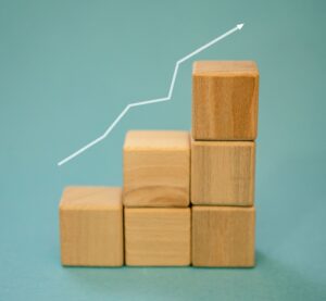 blocks showing growth