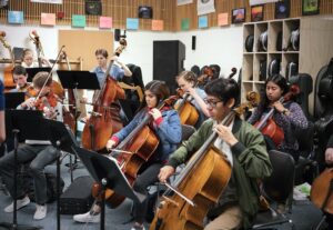 orchestra rehearsal